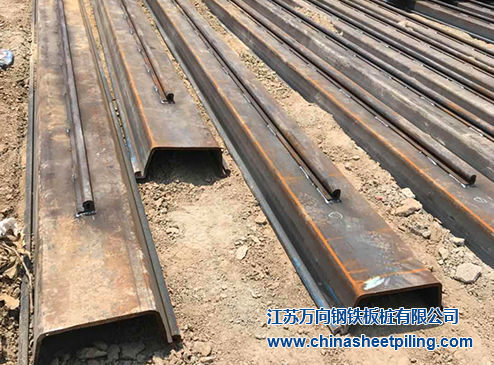 Channel steel sheet pile